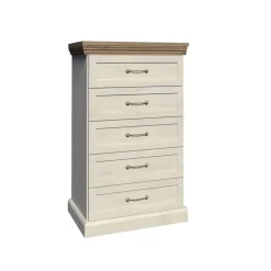 Garnero Arredamenti Cassettiera|Cassettiera-Cassettiera 57x98h cm 5 cassetti pino frassinato rovere Blend