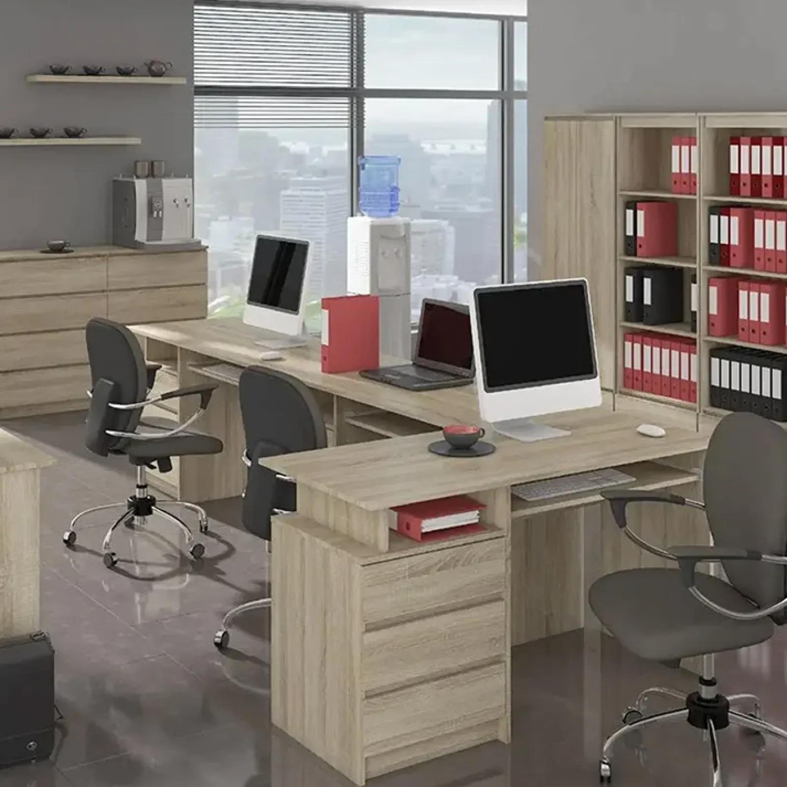 Garnero Arredamenti Cassettiera|Cassettiera-Cassettiera 160x77h cm moderna 6 cassetti Living Rovere