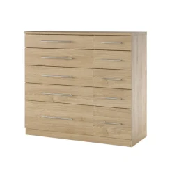 Garnero Arredamenti Comò|Comò-Cassettiera 103x95h cm moderna Dogliani Rovere