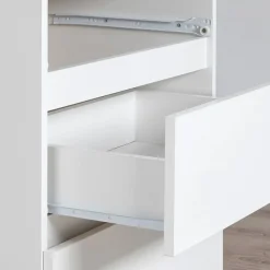 Garnero Arredamenti Cassettiera|Cassettiera-Cassettiera 160x120h cm moderna 10 cassetti bianco Living Bianco Opaco