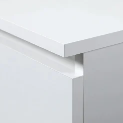 Garnero Arredamenti Cassettiera|Cassettiera-Cassettiera 140x120h cm moderna 10 cassetti bianco Living Bianco Opaco