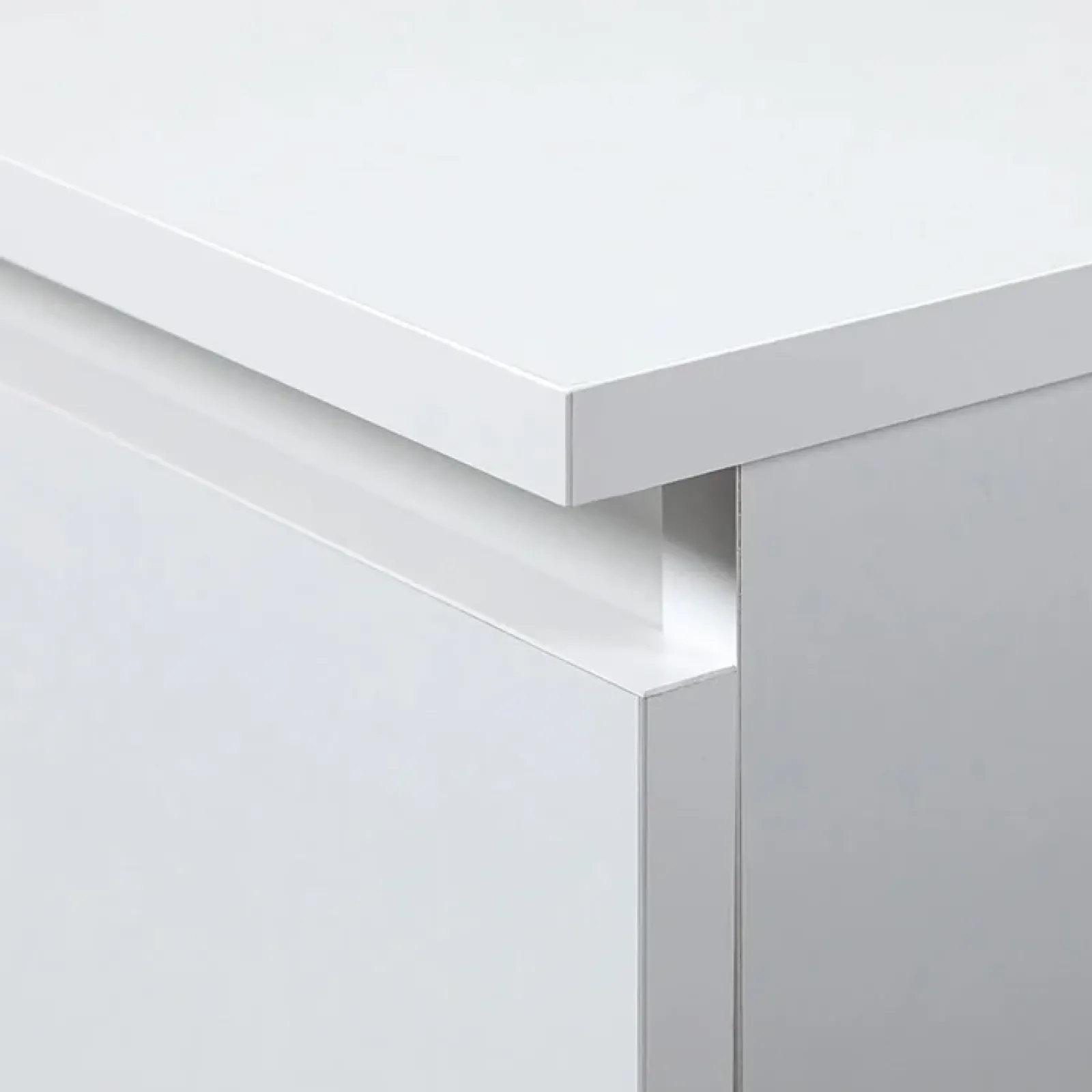 Garnero Arredamenti Cassettiera|Cassettiera-Cassettiera 140x77h cm moderna 6 cassetti bianco Living Bianco Opaco