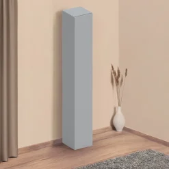 Garnero Arredamenti Mensole E Pensili|Mobili Multiuso-Colonna a terra 28x186h cm 1 anta reversibile multiuso Sunset Grigio scuro