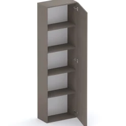 Garnero Arredamenti Mensole E Pensili|Mobili Multiuso-Colonna a terra 55x186h cm 1 anta reversibile bronzo Sunset Marrone