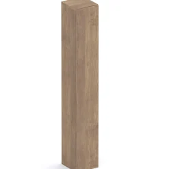 Garnero Arredamenti Mensole E Pensili|Mobili Multiuso-Colonna a terra 28x186h cm 1 anta reversibile multiuso rovere scuro Sunset Noce