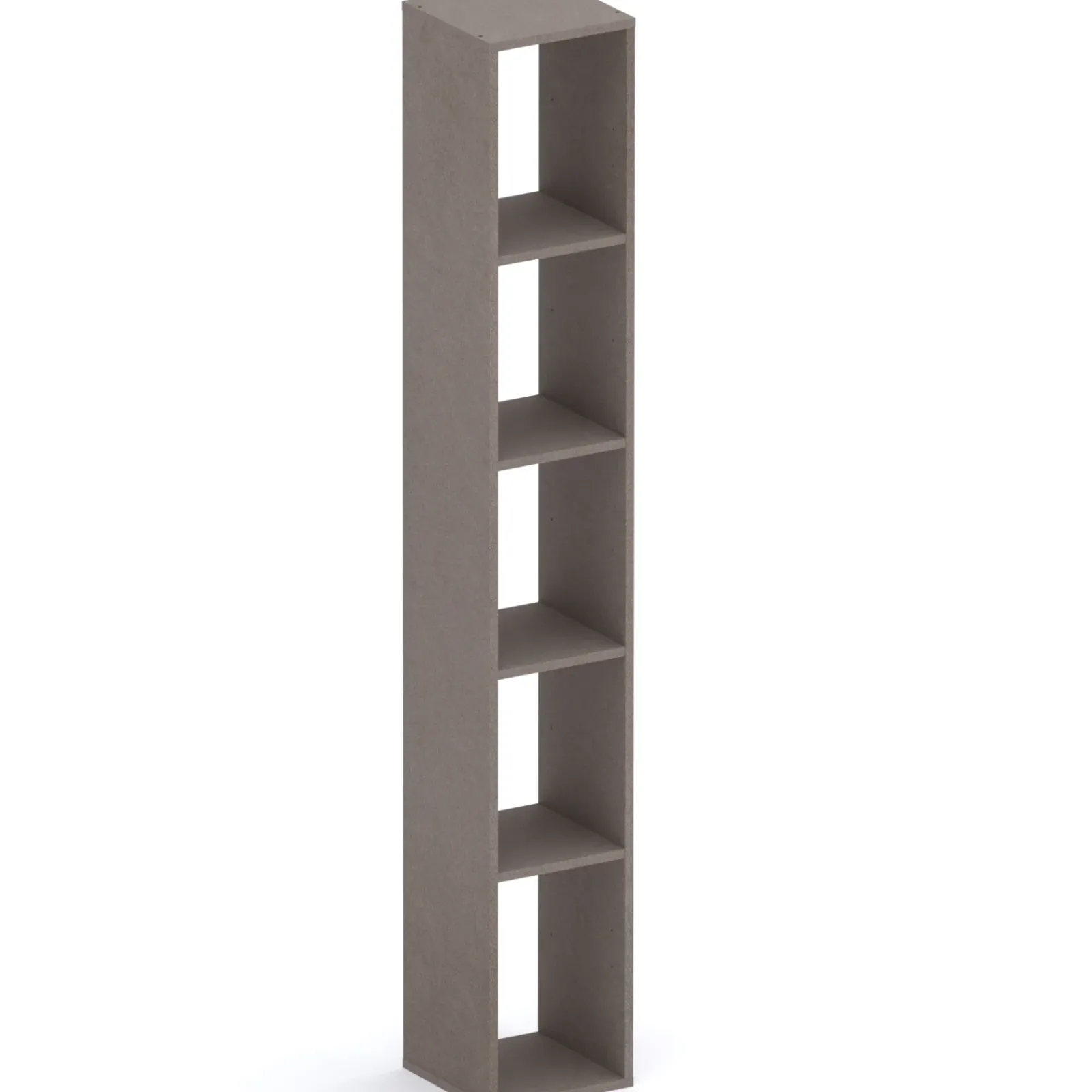 Garnero Arredamenti Mensole E Pensili-Colonna a terra 28x186h cm 5 vani libreria bronzo Sunset Marrone