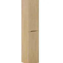Garnero Arredamenti Colonne Per Bagno-Colonna bagno sospesa 35x170h cm cannettato 2 ante rovere Pretty