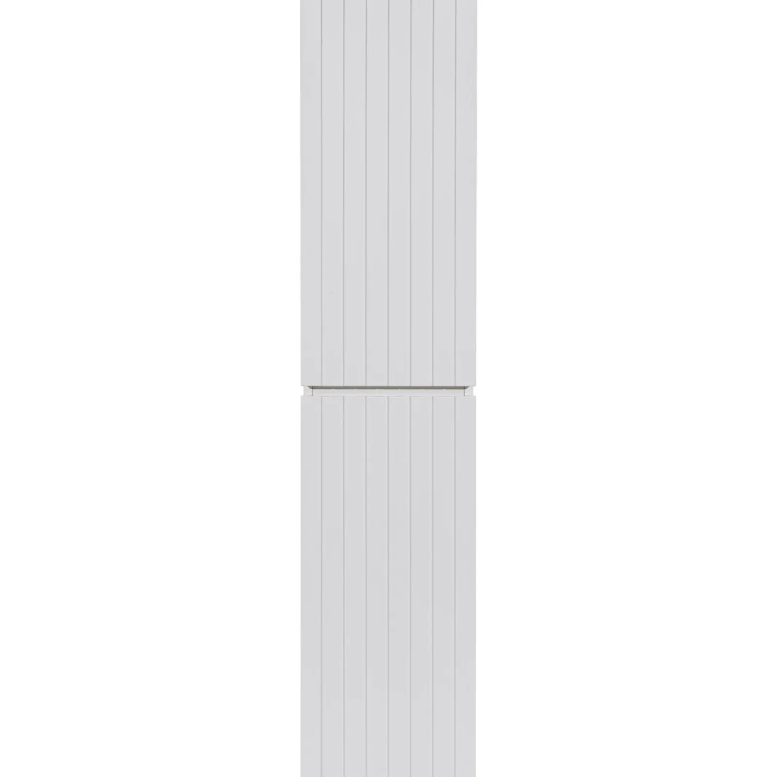 Garnero Arredamenti Colonne Per Bagno-Colonna bagno sospesa 35x160h cm cannettato 2 ante bianco Autentic