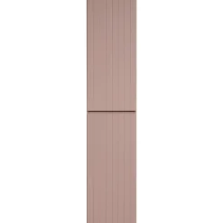 Garnero Arredamenti Colonne Per Bagno-Colonna bagno sospesa 35x160h cm cannettato 2 ante rosa Autentic