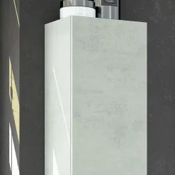 Garnero Arredamenti Colonne Per Bagno-Colonna bagno sospesa 30x150h cm cemento Oscar