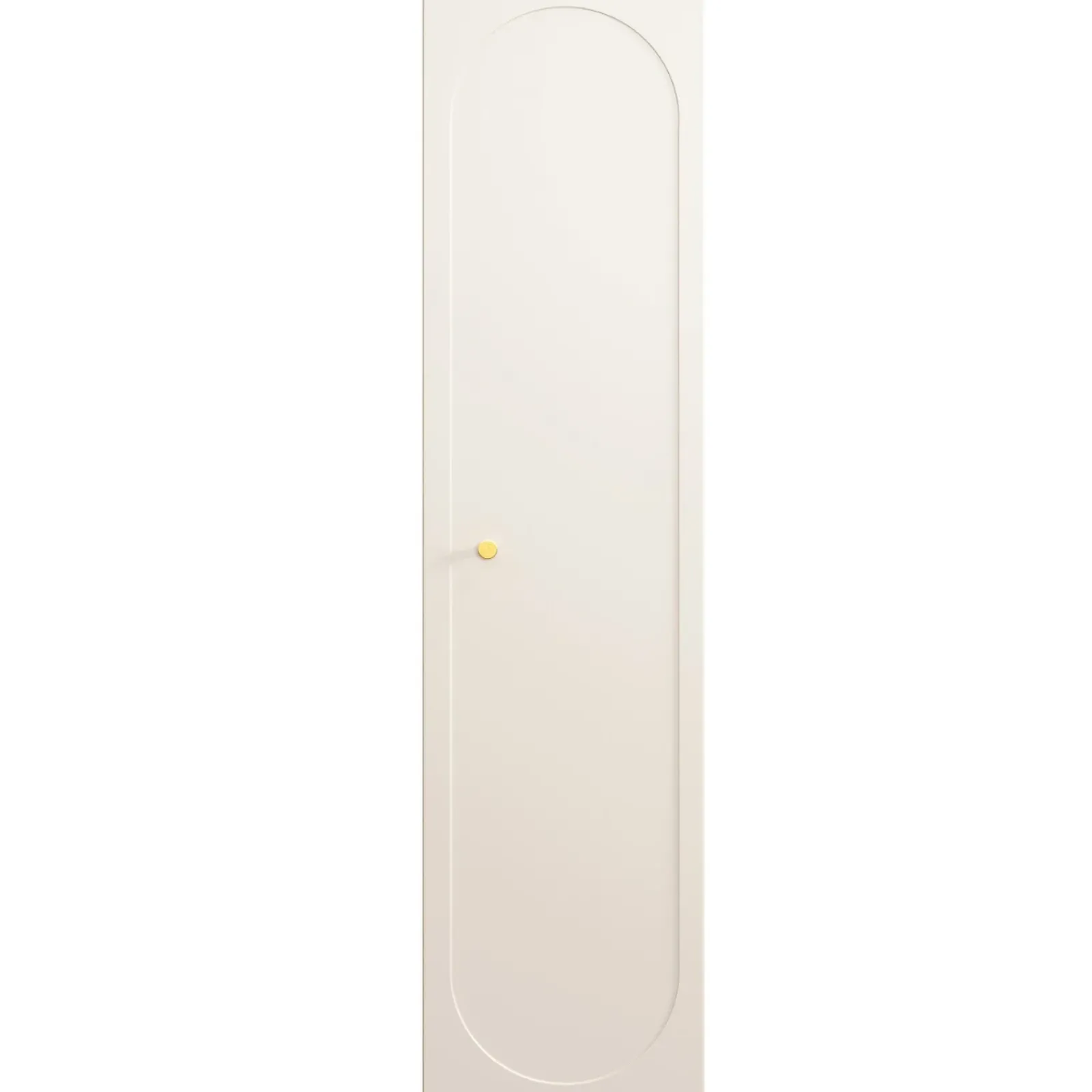 Garnero Arredamenti Colonne Per Bagno-Colonna bagno sospesa 35x140h cm fresato 1 anta beige Sand