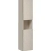 Garnero Arredamenti Colonne Per Bagno-Colonna bagno sospesa 30x140h cm 1 anta beige cashmere Neutry