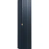 Garnero Arredamenti Colonne Per Bagno-Colonna bagno sospesa 35x160h cm 1 anta 2 cassetti cannettato blu Deep