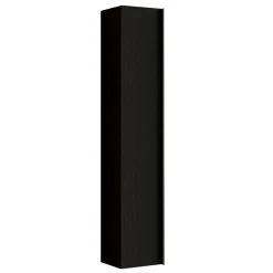 Garnero Arredamenti Colonne Per Bagno-Colonna bagno 26x138h cm 1 anta nero frassinato Absolut