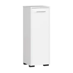 Garnero Arredamenti Colonne Per Bagno-Colonna bagno 30x85h cm bassa 1 anta bianco Woters Bianco Opaco