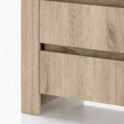 Garnero Arredamenti Comò Cameretta|Comò-Comò 137x81h cm 1 anta 3 cassetti moderno rovere sonoma Panama