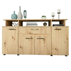 Garnero Arredamenti Comò|Comò-Comò 154x85h cm 4 ante moderno in Pippo Rovere Rustico