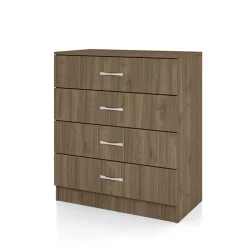 Garnero Arredamenti Comò Cameretta|Comò-Comò 80x91h cm cassetti moderno Cavour Gihome® Noce
