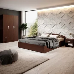 Garnero Arredamenti Comodini Cameretta|Comò-Comodino 40x40h cm 1 cassetto Tropea-Roma-Sorrento Wengè