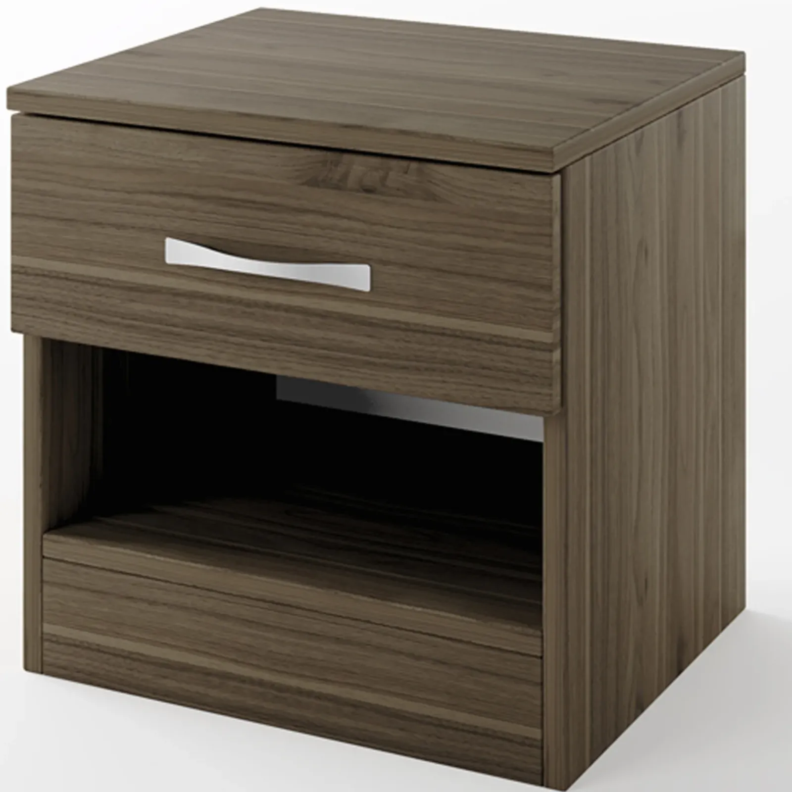 Garnero Arredamenti Comodini Cameretta|Comò-Comodino 40x41h cm con cassetto moderno Selvaggia Noce