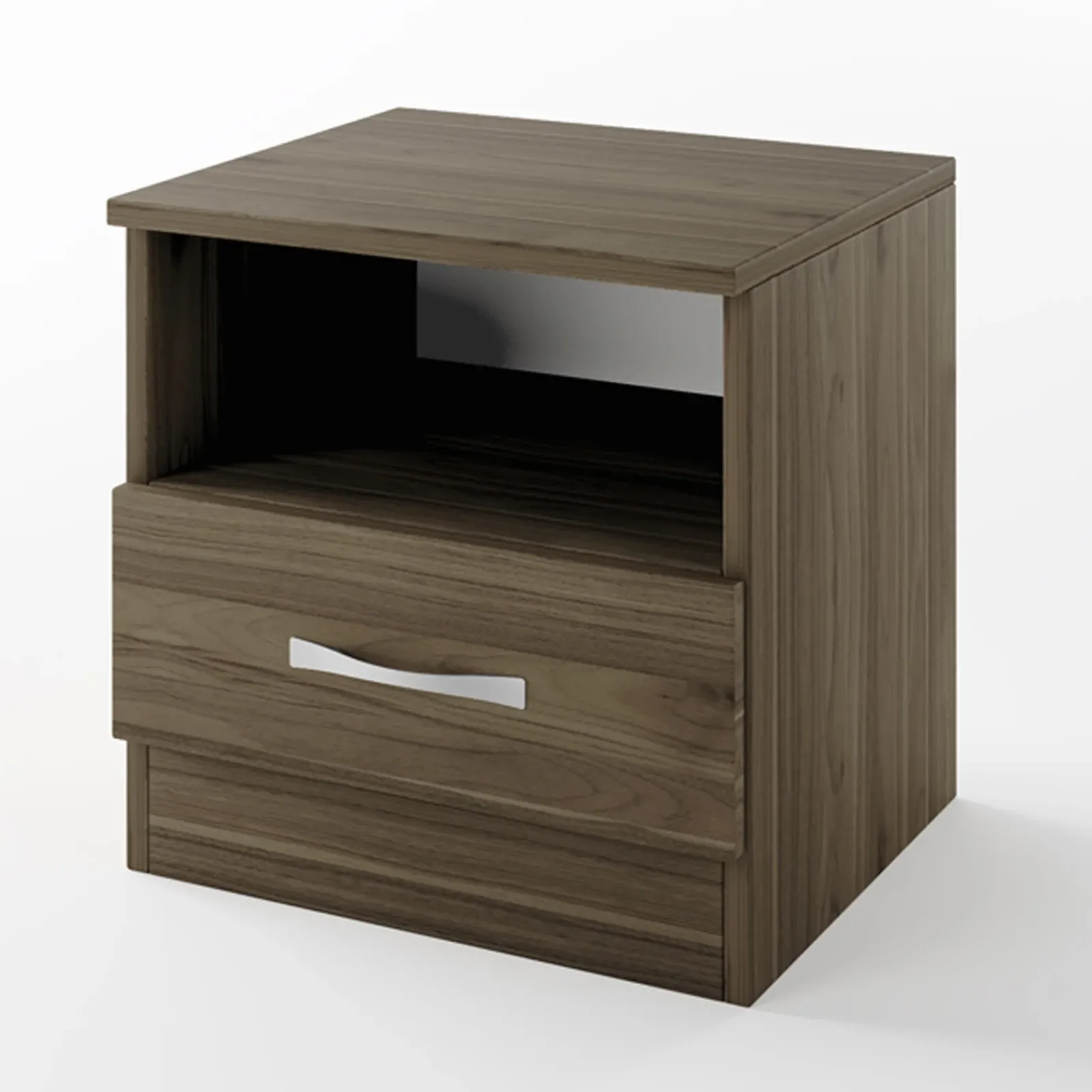 Garnero Arredamenti Comodini Cameretta|Comò-Comodino 40x41h cm con cassetto moderno Selvaggia Noce