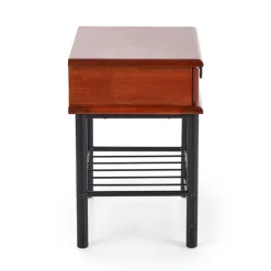 Garnero Arredamenti Comodini|Comò-Comodino 48x55h cm moderno ciligio nero Mirtilla