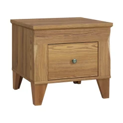 Garnero Arredamenti Comodini|Comò-Comodino 50x45h cm rovere scuro Lucca