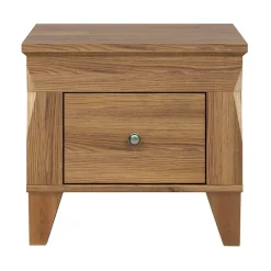 Garnero Arredamenti Comodini|Comò-Comodino 50x45h cm rovere scuro Lucca