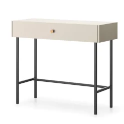 Garnero Arredamenti Consolle Fissa|Consolle Fissa-Consolle ingresso 93x79cm 1 cassetto Eterna Beige
