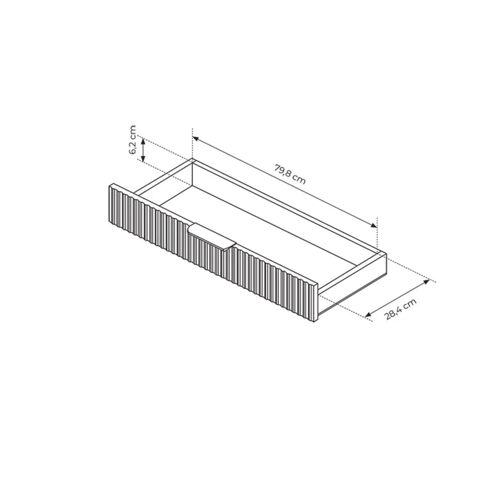 Garnero Arredamenti Consolle Fissa|Consolle Fissa-Consolle ingresso 100x78cm 1 cassetto cannettato Ramis Beige