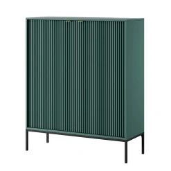 Garnero Arredamenti Credenza Alta-Credenza alta 104x125h cm 2 ante soggiorno Alisa Verde