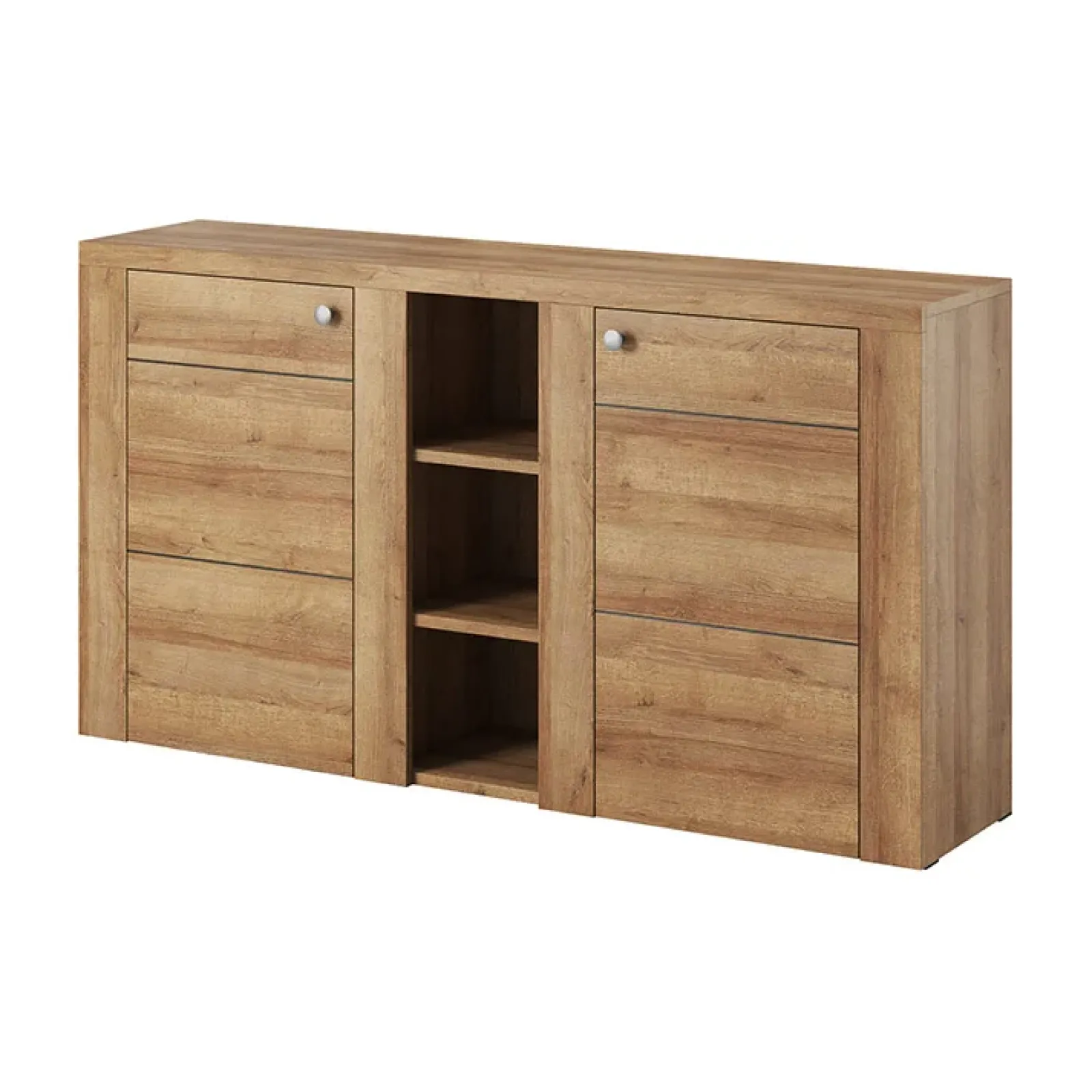 Garnero Arredamenti Credenze Moderne|Madie Moderne-Credenza 155x85cm 2 ante moderna rovere Paloma 2