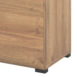 Garnero Arredamenti Credenze Moderne|Madie Moderne-Credenza 180x86h cm 2 ante 3 cassetti moderna rovere nero Maiorca