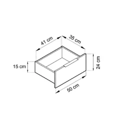 Garnero Arredamenti Credenze Moderne-Credenza 155x86h cm 2 ante 3 cassetti soggiorno quercia Miller Antracite