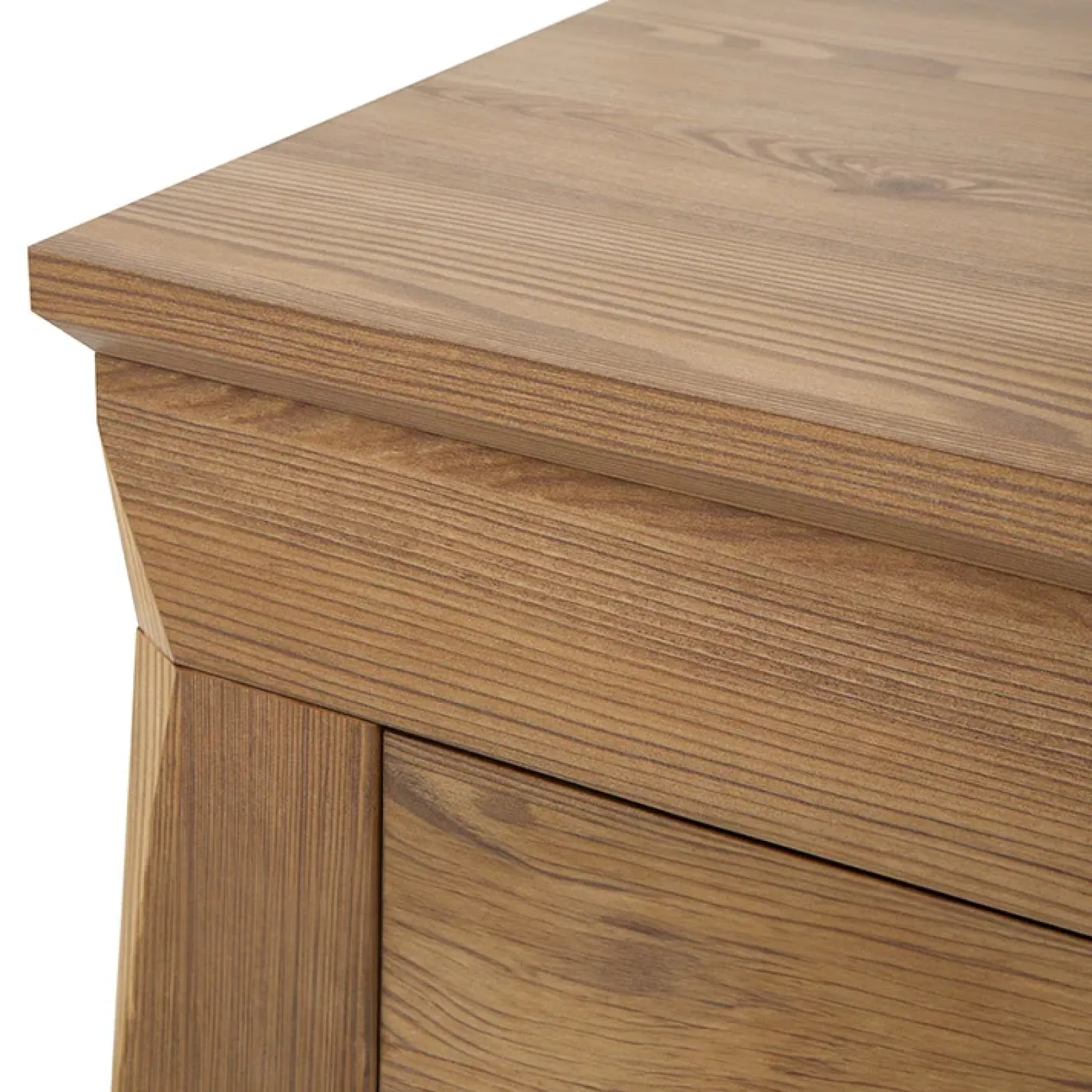 Garnero Arredamenti Credenze Moderne-Credenza 156x98h cm 3 cassetti 3 ante rovere scuro Lucca