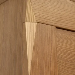 Garnero Arredamenti Credenze Moderne-Credenza 156x98h cm 3 cassetti 3 ante rovere scuro Lucca