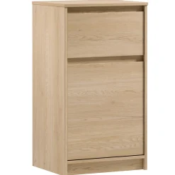 Garnero Arredamenti Credenze Moderne|Madie Moderne-Credenza 47x87h cm 1 cassetto soggiorno rovere Funny