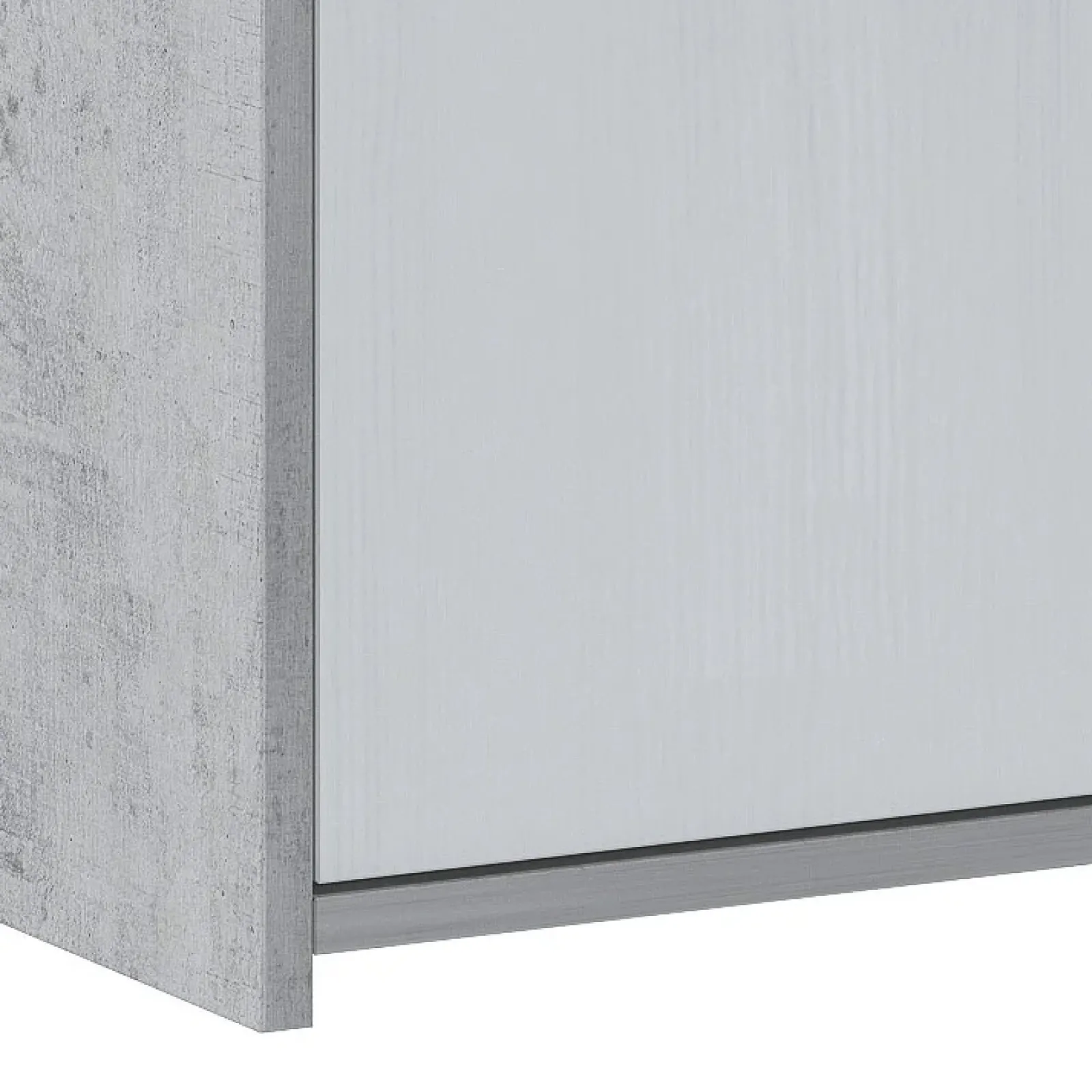 Garnero Arredamenti Credenze Moderne-Credenza 114x78h cm moderna bianco opaco cemento Durban