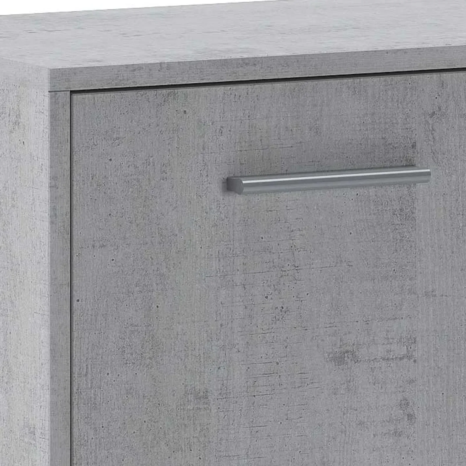 Garnero Arredamenti Credenze Moderne-Credenza 114x78h cm moderna bianco opaco cemento Durban