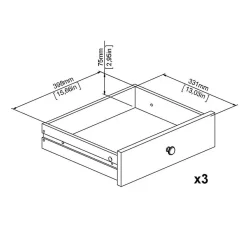 Garnero Arredamenti Mobili Arte Povera|Credenze Moderne-Credenza 143x92h cm shabby bianco opaco Avignon Gihome®