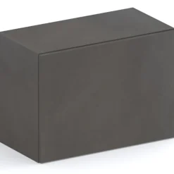 Garnero Arredamenti Mensole E Pensili-Cubo da terra 55x40h cm 1 anta reversibile nero Sunset Ossido