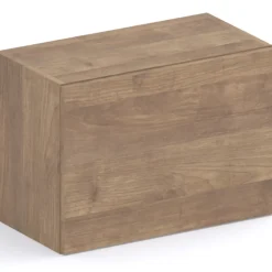 Garnero Arredamenti Mensole E Pensili-Cubo da terra 55x40h cm 1 anta reversibile rovere scuro Sunset Noce