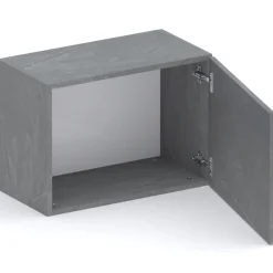 Garnero Arredamenti Mensole E Pensili-Cubo da terra 55x40h cm 1 anta reversibile Sunset Antracite