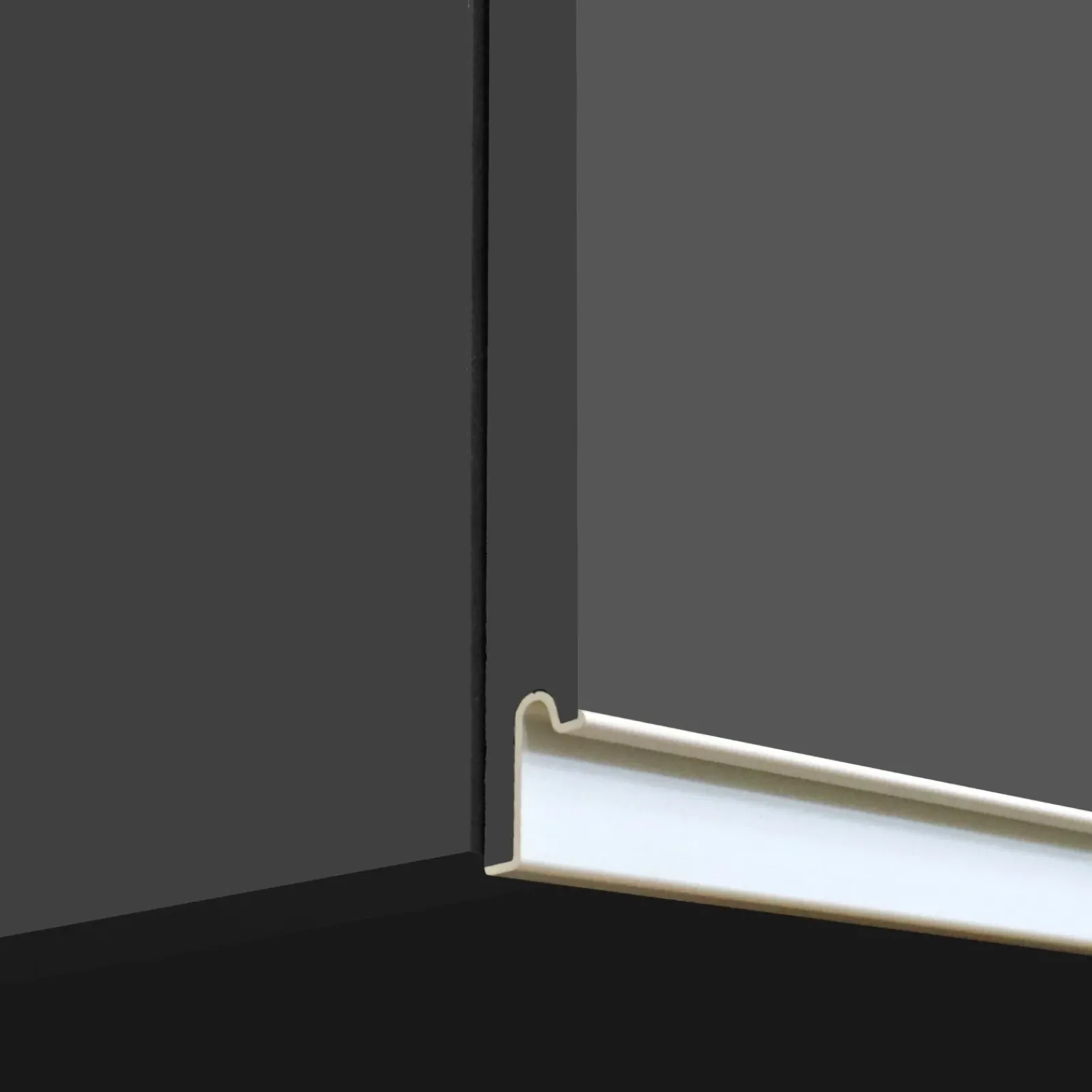 Garnero Arredamenti Cucine Complete|Cucine Complete-Cucina 255cm componibile lineare moderna antracite grigio pietra Gourmet Prestige Antracite - Grigio pietra