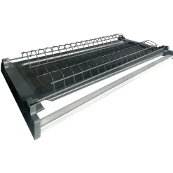 Garnero Arredamenti Cucine Complete|Cucine Complete-Cucina 255cm componibile lineare moderna bianco grigio pietra Gourmet Pure Bianco Lucido - Grigio pietra