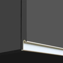 Garnero Arredamenti Cucine Complete|Cucine Complete-Cucina 255cm componibile lineare moderna antracite rovere Gourmet Pure Antracite - Rovere