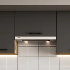 Garnero Arredamenti Cucine Complete|Cucine Complete-Cucina 240cm moderna componibile standard antracite rovere Urban Antracite - Rovere