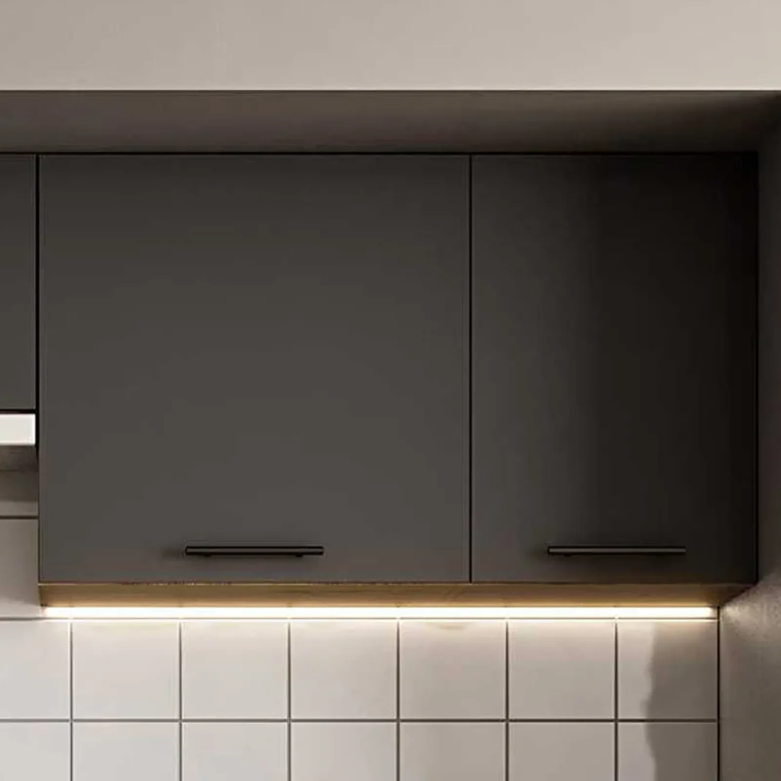 Garnero Arredamenti Cucine Complete|Cucine Complete-Cucina 240cm moderna componibile standard antracite rovere Urban Antracite - Rovere