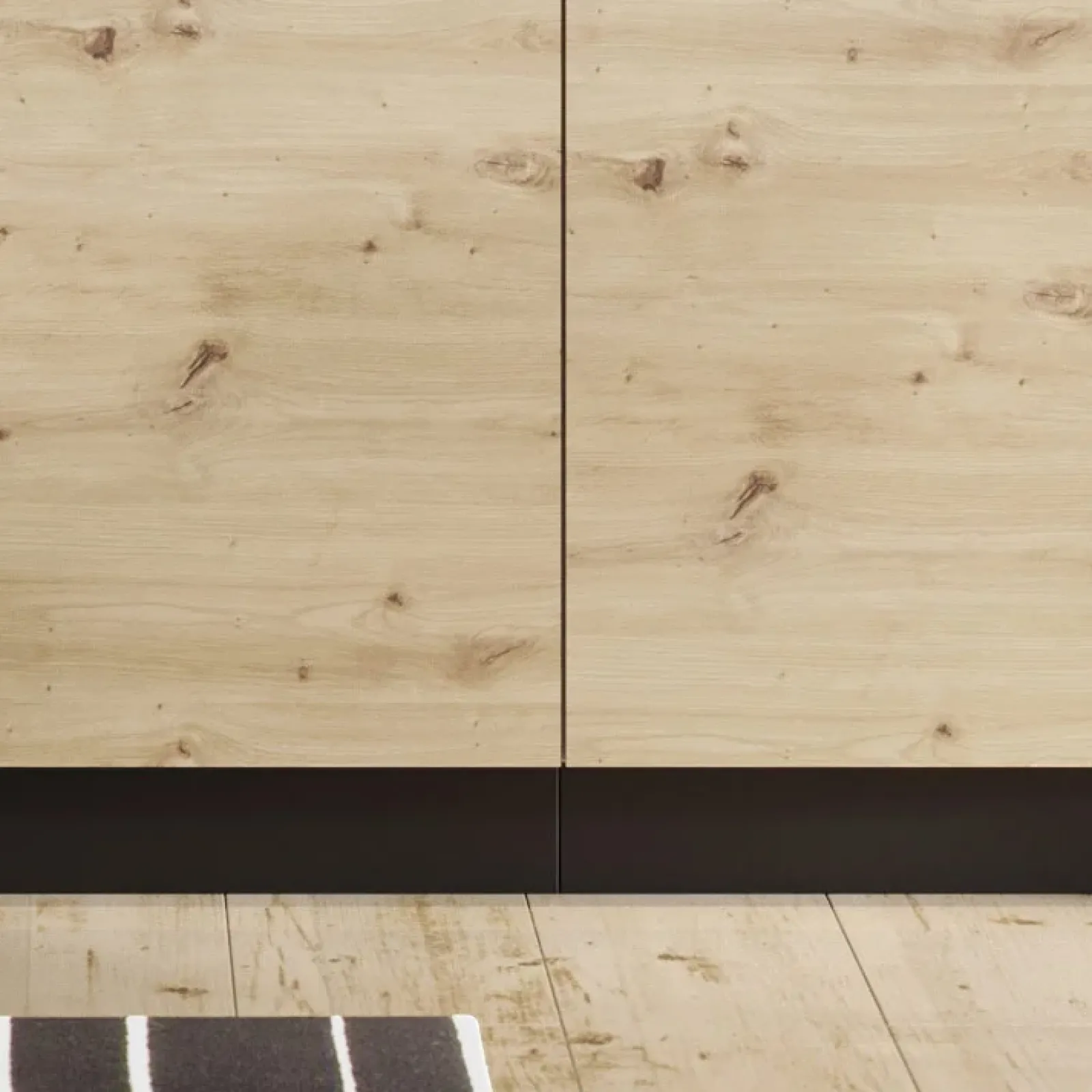 Garnero Arredamenti Cucine Complete|Cucine Complete-Cucina moderna componibile lineare 240cm quercia nero Terry 1