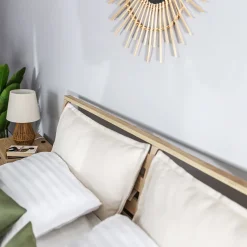 Garnero Arredamenti Cuscini E Guanciali|Cuscini E Guanciali-Cuscino decorativo per letto matrimoniale contenitore 160x200cm rovere Noor